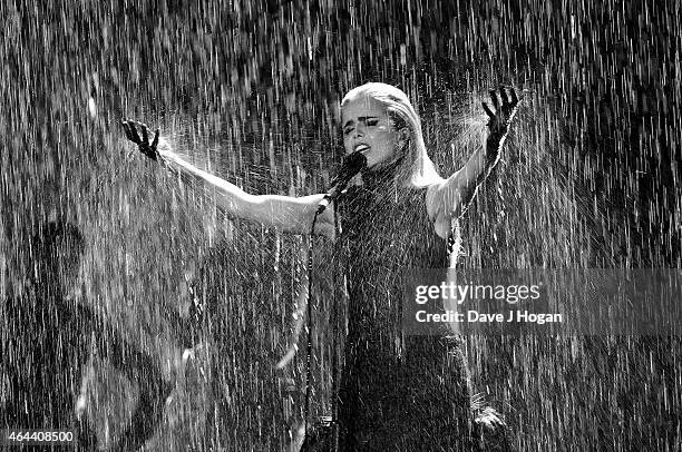 Paloma Faith performs at the BRIT Awards 2015 at The O2 Arena on February 25, 2015 in London, England.
