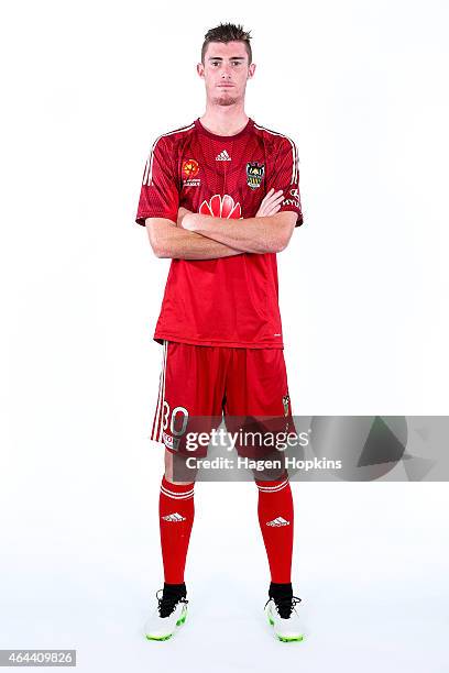 Oliver Sail poses during the Wellington Phoenix A-League headshots session at Westpac Stadium on February 26, 2015 in Wellington, New Zealand.