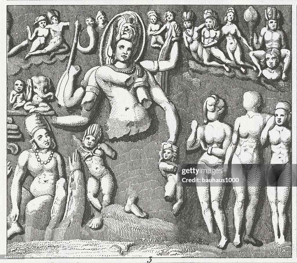 Relief From Ellora Engraving