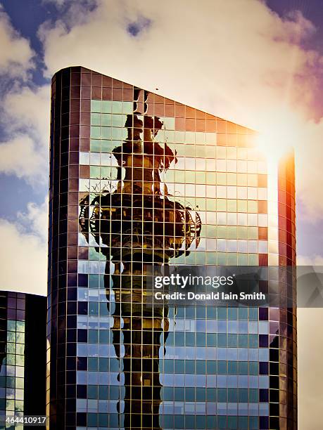 sky tower, auckland city. - auckland stock-fotos und bilder