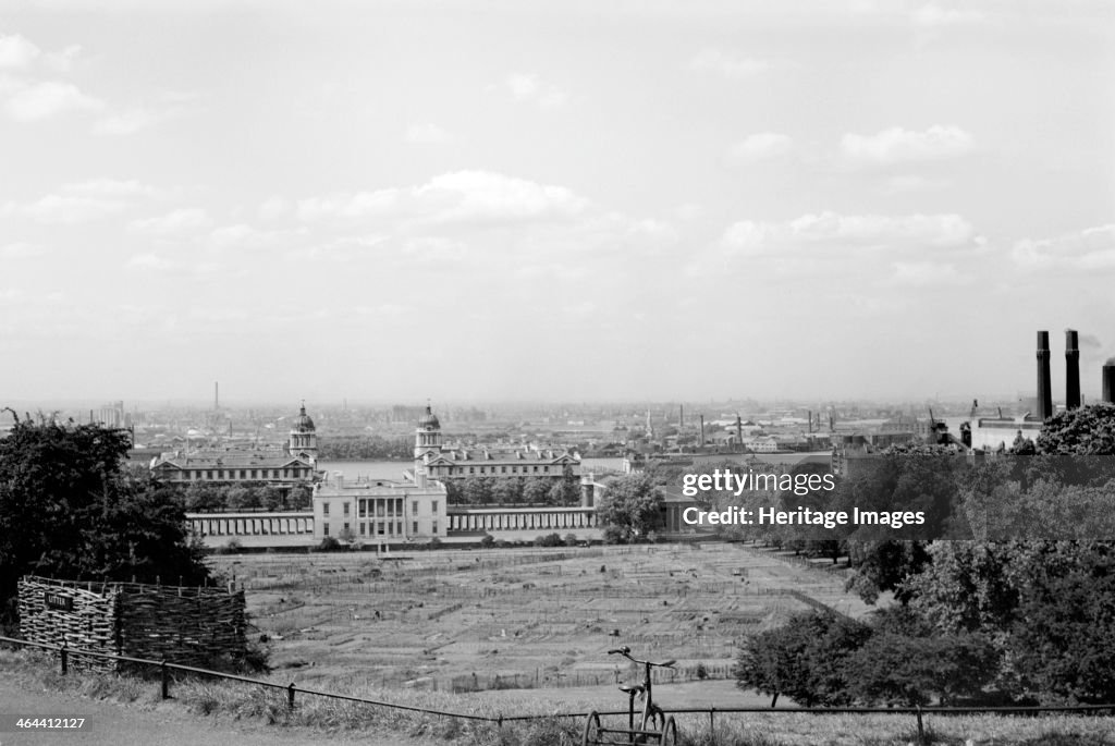 The Queen's House and Royal Naval Hospital, Greenwich, London, c1945-c1965. Artist: SW Rawlings