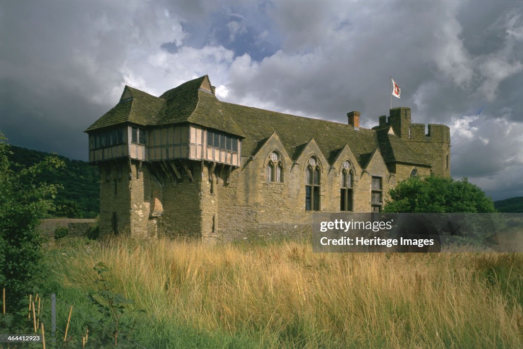 Stokesay Castle, Shropshire, 1996. Artist: N Corrie