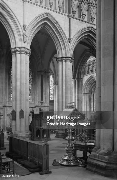 Beverley Minster, East Riding of Yorkshire, 1970. Beverley Minster is a large and beautiful church dating from the mid 13th century, and owes much of...