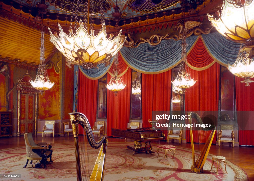 The Music Room, Royal Pavilion, Brighton, East Sussex, 1960s. Artist: Eric de Maré