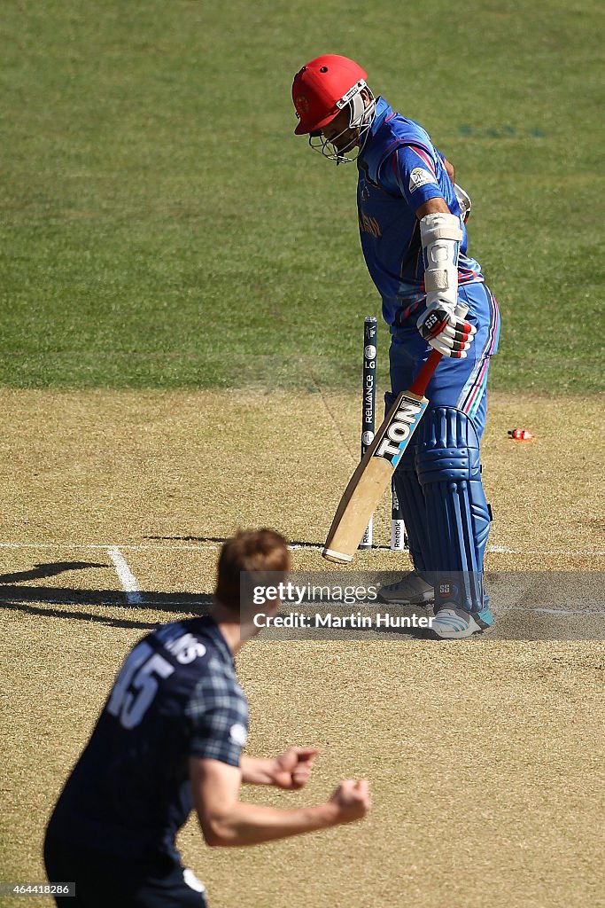 Afghanistan v Scotland - 2015 ICC Cricket World Cup