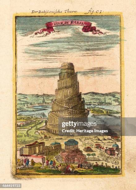 Tower of Babel, 1719. From a private collection.