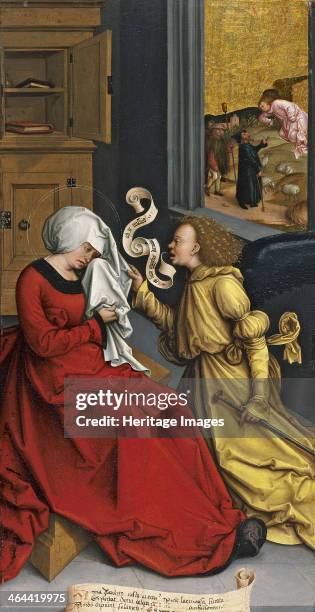 The Annunciation to Saint Anne, ca. 1505-1510. Found in the collection of the Thyssen-Bornemisza Collections.