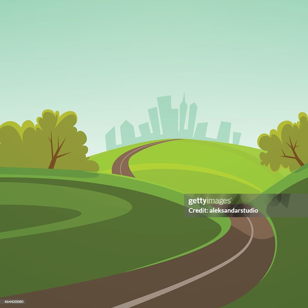Road Cartoon Network Long Winding Road Cartoon