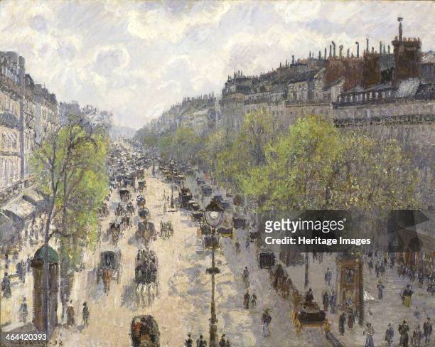 Boulevard Montmartre, Spring, 1897. Found in the collection of the Israel Museum, Jerusalem.