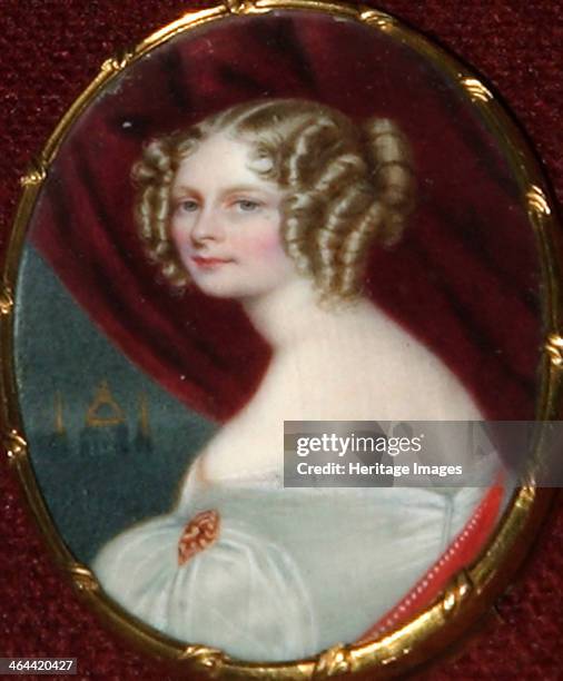 Princess Friederike Charlotte Marie of Württemberg', , 1830s. Grand Duchess Elena Pavlovna of Russia. Found in the collection of the Institut of...