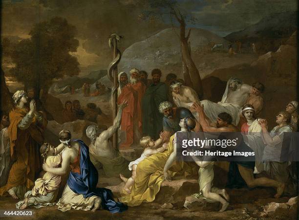Moses and the Brazen Serpent, 1653-1654. Found in the collection of the Museo del Prado, Madrid.
