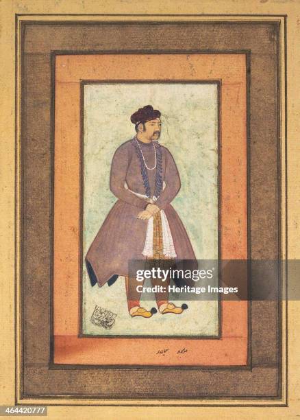Portrait of Akbar the Great , Mughal Emperor, second half of the 16th century. Manohar . India, Mughal school. Found in the collection of the State...