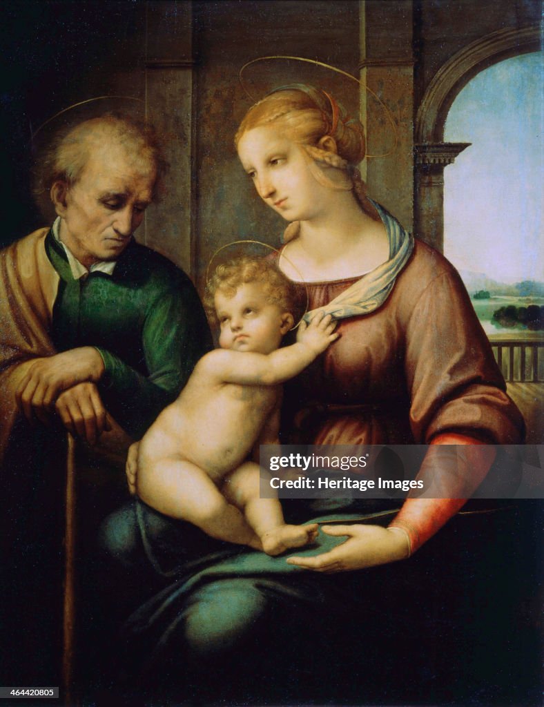 'The Holy Family, or Madonna with the Beardless Joseph', c1506. Artist: Raphael