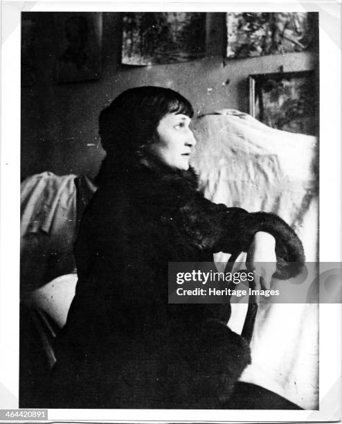 Portrait of the Poetess Anna Akhmatova .