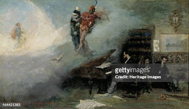 Fantasy on Faust , 1866. Found in the collection of the Museo del Prado, Madrid.