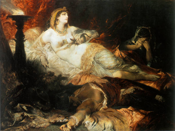 'The Death of Cleopatra', 1875. Found in the collection of the Staatliche Museen, Kassel.