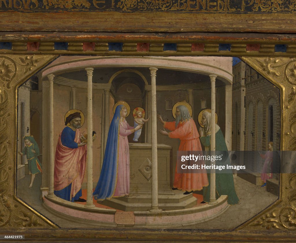 The Presentation in the Temple (The Annunciation retable with 5 Predella scenes), 1430-1432. Artist: Angelico, Fra Giovanni, da Fiesole (ca. 1400-1455)