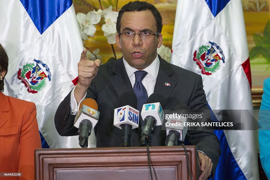 DOMINICAN REP-HAITI-POLITICS-PROTEST