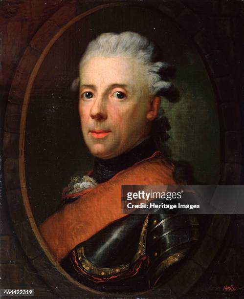 'Portrait of Prince Henry of Prussia', 18th century. Prince Henry of Prussia was the younger brother of Frederick the Great. He was a successful...