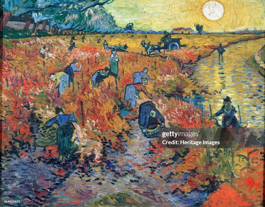 'The Red Vineyards at Arles', 1888. Artist: Vincent van Gogh