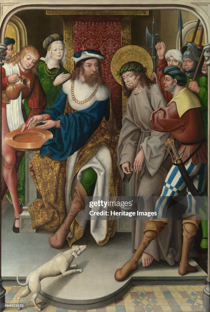 Christ before Pilate (The Liesborn Altarpiece), c. 1520. Artist: Baegert, Jan (ca 1465-ca 1535)