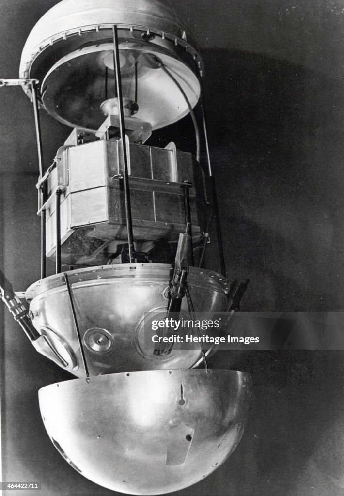 Sputnik 1, Russian satellite, 1957.
