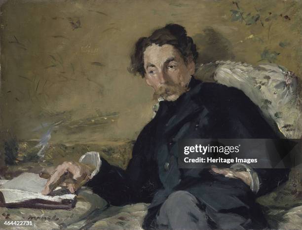 Portrait of Stéphane Mallarmé , 1876. Found in the collection of the Musée d'Orsay, Paris.
