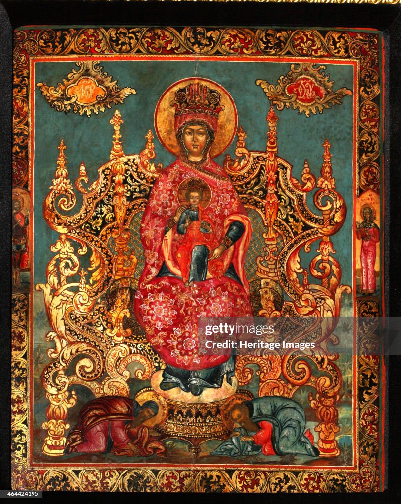 Mother of God Pecherskaya, 18th century. Artist: Russian icon