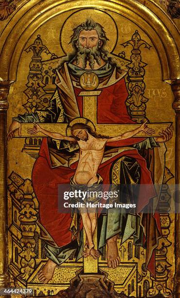 Altarpiece with the Trinity, ca 1250. Found in the collection of the Staatliche Museen, Berlin.