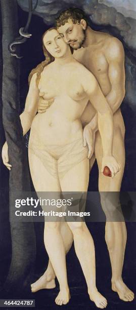 Adam and Eve, 1531. Found in the collection of the Thyssen-Bornemisza Collections.