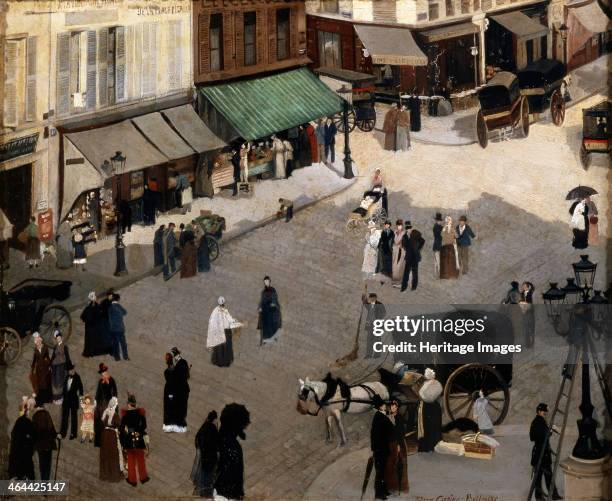 'The Place Pigalle in Paris', 1880s. Found in the collection of the State A Pushkin Museum of Fine Arts, Moscow.