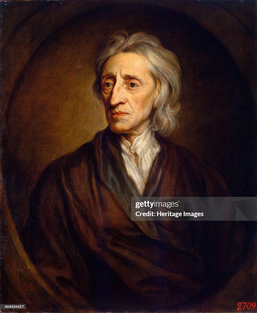 Portrait of the physician and philosopher John Locke', (1632-1704), 1697.