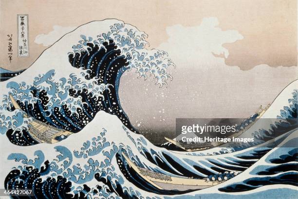 'The Great Wave off the Coast of Kanagawa', c1829-c1831. From the series 36 Views of Mount Fuji. Found in the collection of the State A Pushkin...