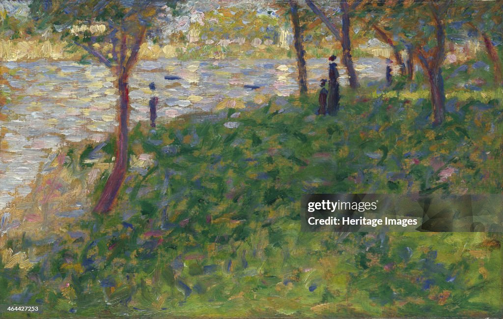 Study for La Grande Jatte, 1884-1885. Artist: Seurat, George Pierre (1859-1891)