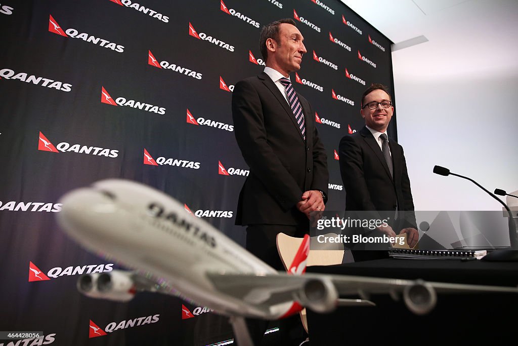Qantas Airways Ltd. Chief Executive Officer Alan Joyce Presents Half-Year Results