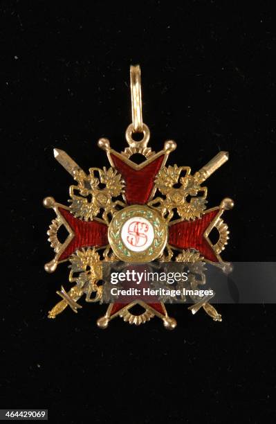 The Badge of the Order of Saint Stanislaus, Third Class. Found in the collection of the State History Museum, Moscow.