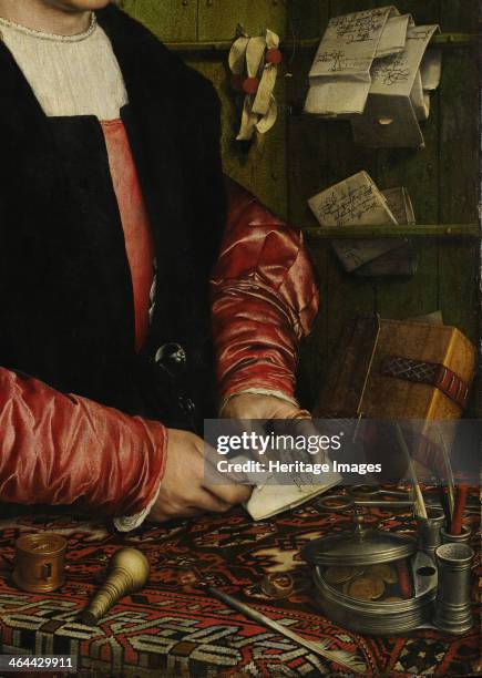 The Merchant Georg Gisze , 1532. Found in the collection of the Staatliche Museen, Berlin.