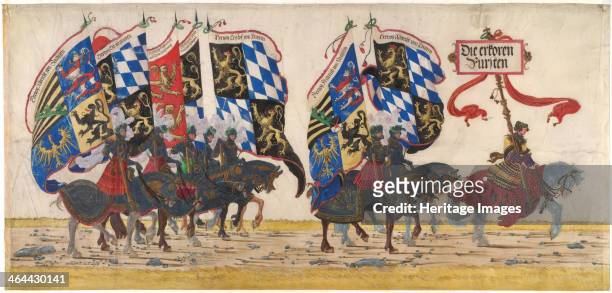 The German Princes, ca 1515. Found in the collection of the Albertina, Vienna.