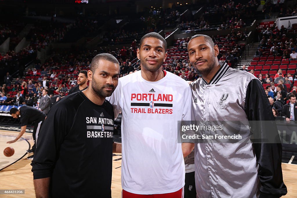 San Antonio Spurs v Portland Trail Blazers