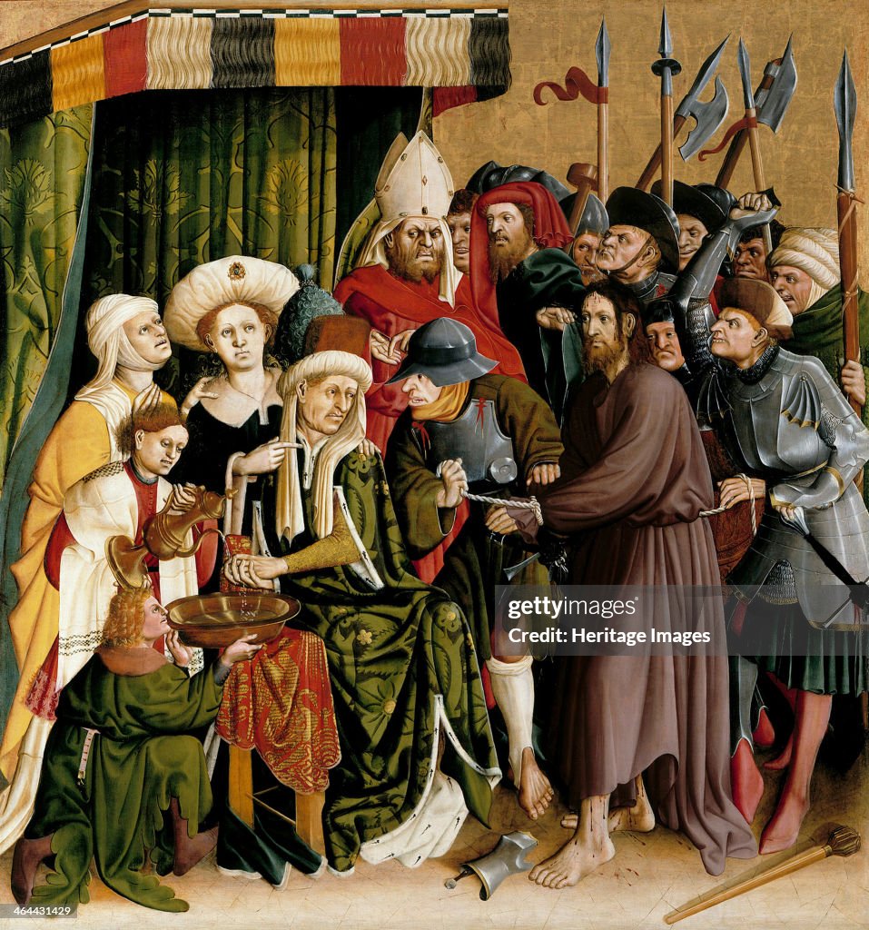 Christ before Pilate. The Wings of the Wurzach Altar, 1437. Artist: Multscher, Hans (c. 1400-1467)