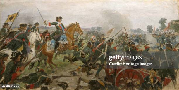 The Battle of Poltava. From a private collection.