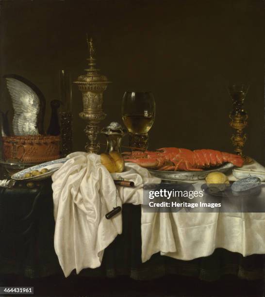 Still Life with a Lobster, c. 1650-1660. Found in the collection of the National Gallery, London.