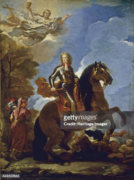 Equestrian Portrait of Charles II of Spain, before 1694. Found in the collection of the Museo del Prado, Madrid.