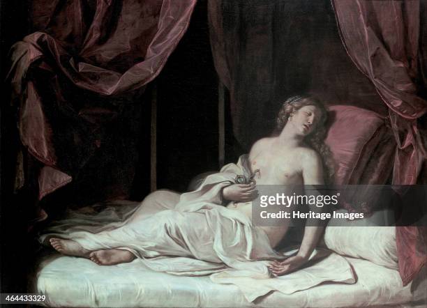 The Death of Cleopatra, 1648. Found in the collection of the Musei di Strada Nuova, Genoa.