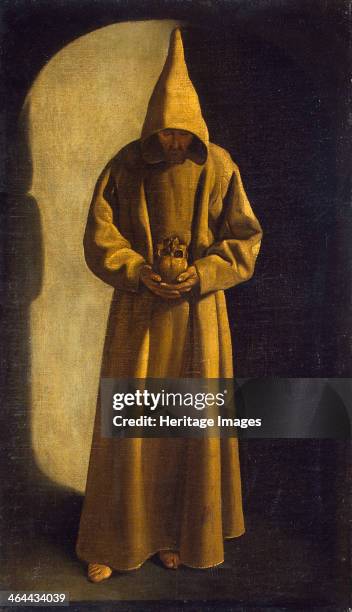 Saint Francis with a Skull in his Hands, c.1630. Found in the collection of the State Hermitage, St. Petersburg.