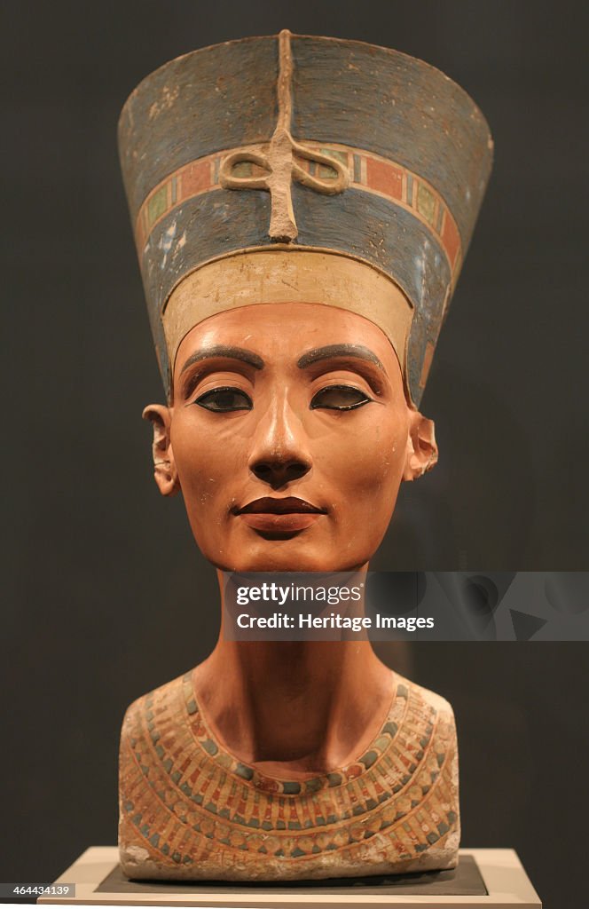 The Nefertiti Bust, ca 1350 BC. Artist: Ancient Egypt