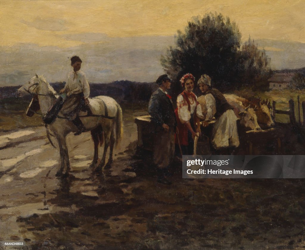 Rivals. Artist: Pimonenko, Nikolai Kornilovich (1862-1912)