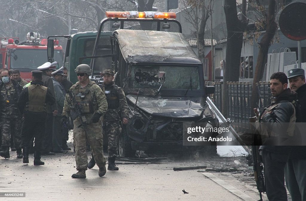 Suicide attack targets Turkish vehicle in Kabul