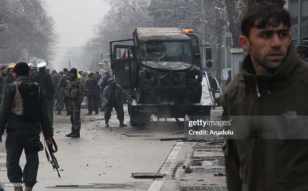 Suicide attack targets Turkish vehicle in Kabul