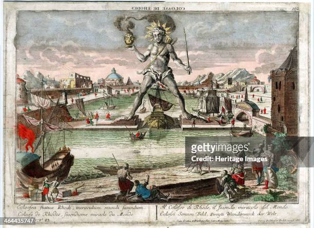 The Colossus of Rhodes, 1760. From a private collection.
